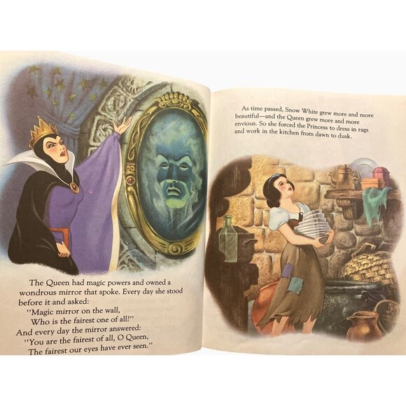 Walt Disneys Snow White And The Seven Dwarfs Little Golden Book 1984 Edition - Picture 10 of 15
